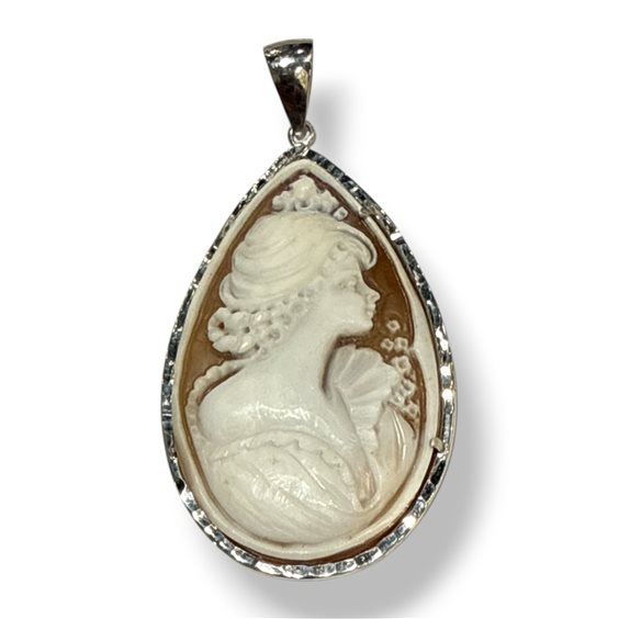 Pendente Mandile 1922 Donna Cammei  in Argento Conchiglia 2KK71672.3 - 2KK71672.3